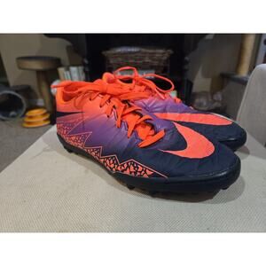 Men's Nike Hypervenom Phelon II (TF) "Crimson/Obsidian/Vivid Purple" Sz. 7.5